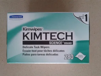 

280pcs/box Fiber Optic Cleaner Wipe Cleaning Paper Kimwipes Dustfree Low-lint