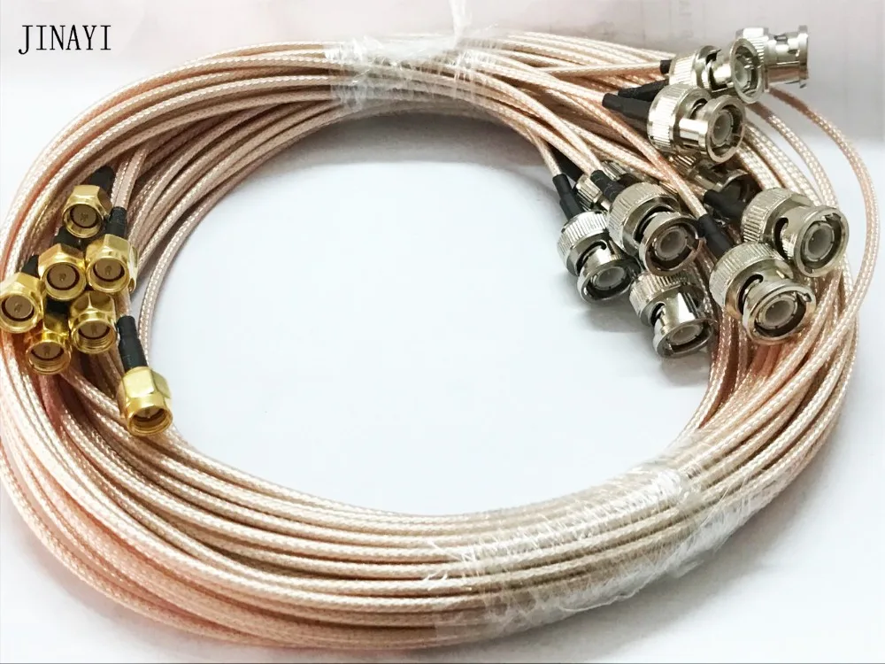 SMA папа BNC Соединительный кабель адаптер 2 м RG316 5 10 м|male connector|cable 5mmale sma connector |