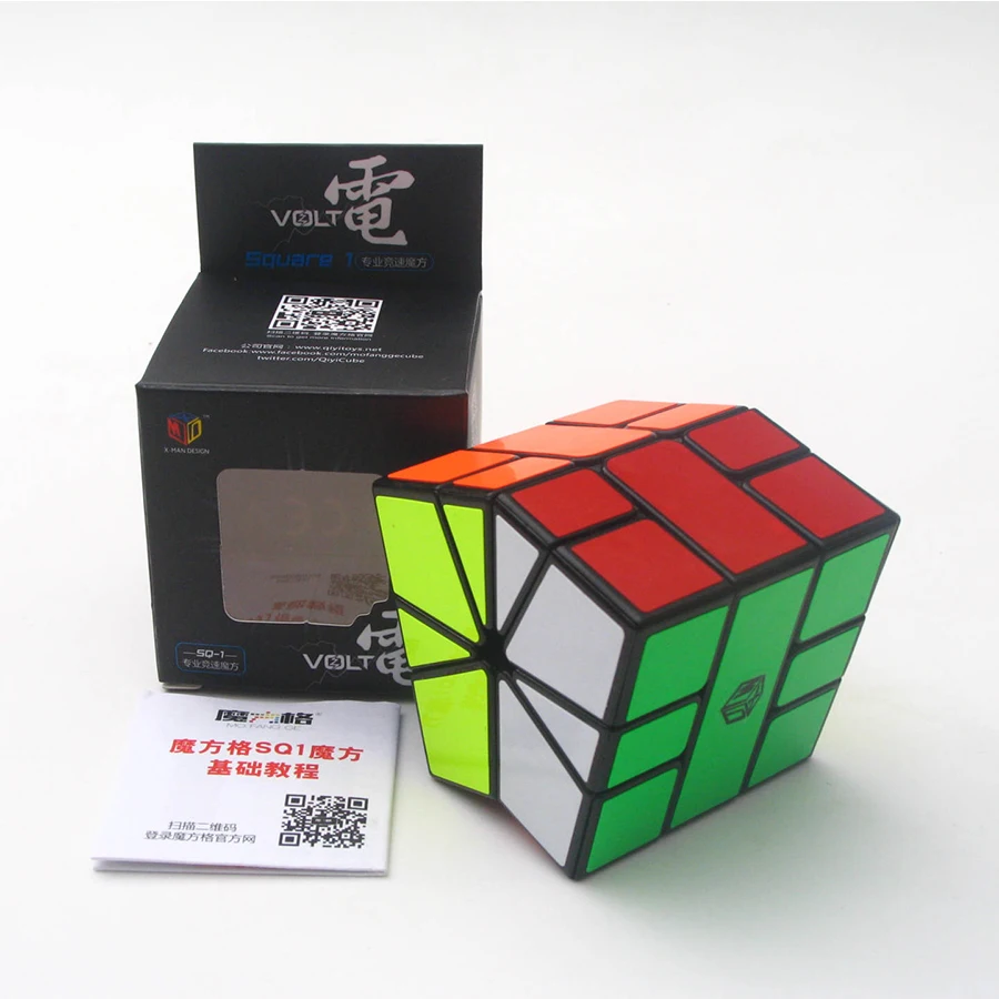 QiYi кв-1 сектор Magic Cube 3x3 странные Форма SQ1 magico Cubo Скорость Cube квадратный 1 вольт развивающие игрушки головоломки для детей