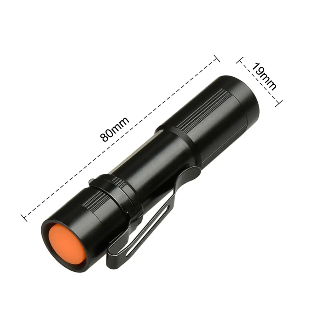 COB светодиодный фонарик карманный ручные фонари CREE XPE R3 + вспышка 3800LM AA 14500 батарея