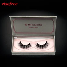 Visofree ресницы 3D норковые ресницы ручной работы накладные ресницы крест-накрест Накладные ресницы безжалостные ресницы драматические ресницы