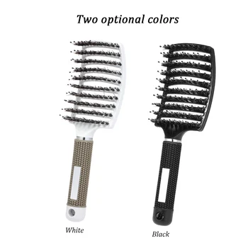 

Hair Brush Massage Comb Nylon Hairbrush Women Wet Curly Detangle Hair Brush Massager For Salon Household Styling Tools