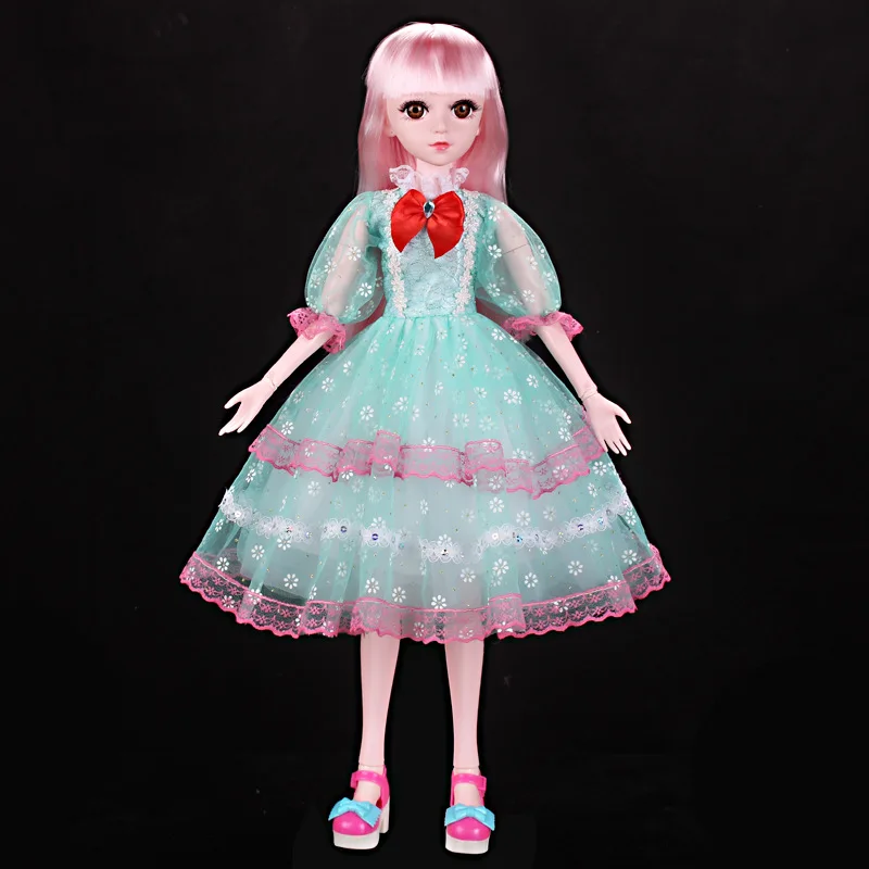 1 Piece Clothes for Doll Accessories Clothes for 60cm BJD Dolls Toys for Girls Fashion Long Dress Accessories Dolls Toy