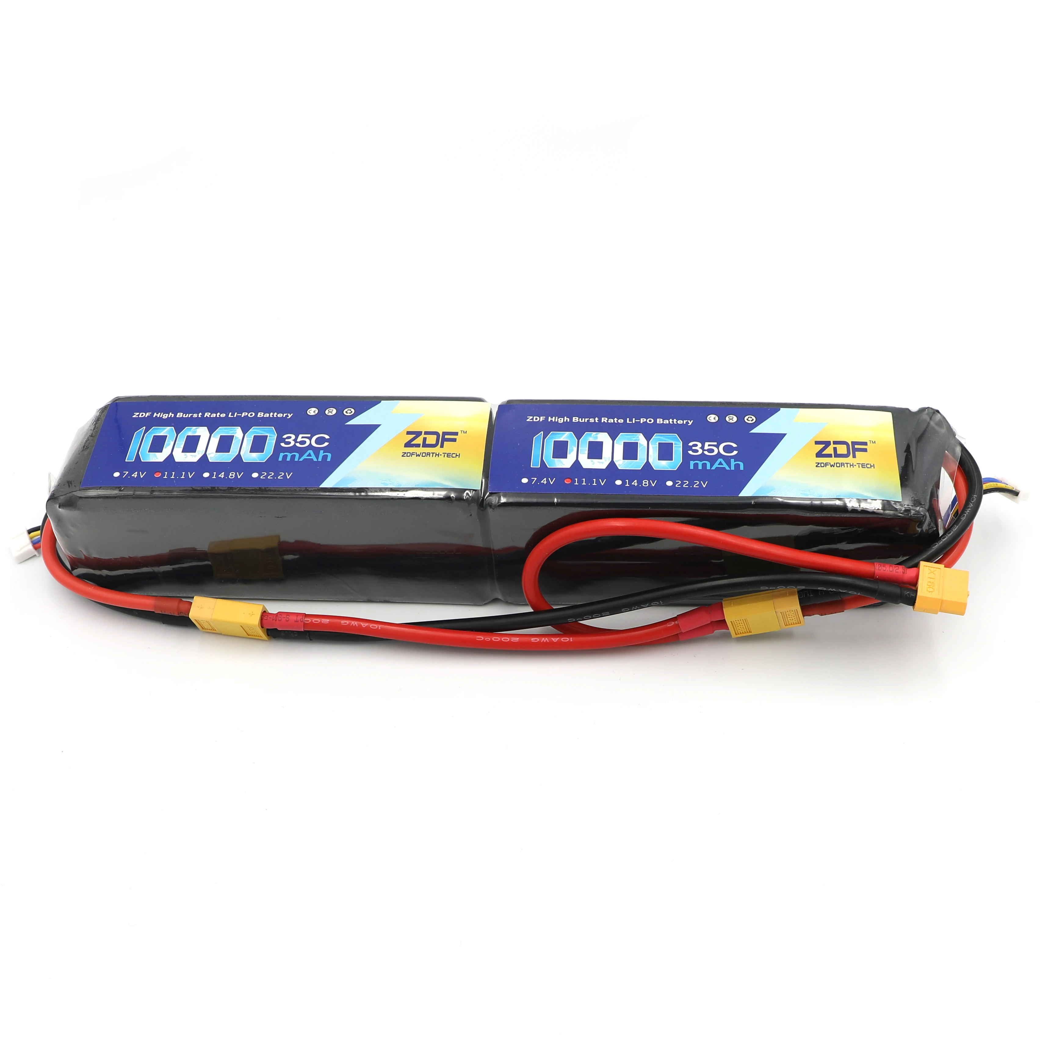 ZDF Lipo аккумулятор 22,2 V 10000mAh 6S 35C 50C XT60 для радиоуправляемого автомобиля самолета вертолета квадрокоптера части дрона литиевая батарея