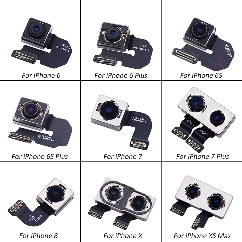 Netcosy Big Camera Rear Camera Back Camera Module Flex Cable Replacement Part For iPhone 6 6 Plus 6S 6S Plus 7 7 Plus 8 X XS MAX