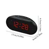 AsyPets New Fashion Modern AM/FM LED Clock Radio Electronic Desktop Alarm Clock Digital Table Clocks Snooze Function-25 ► Photo 3/6