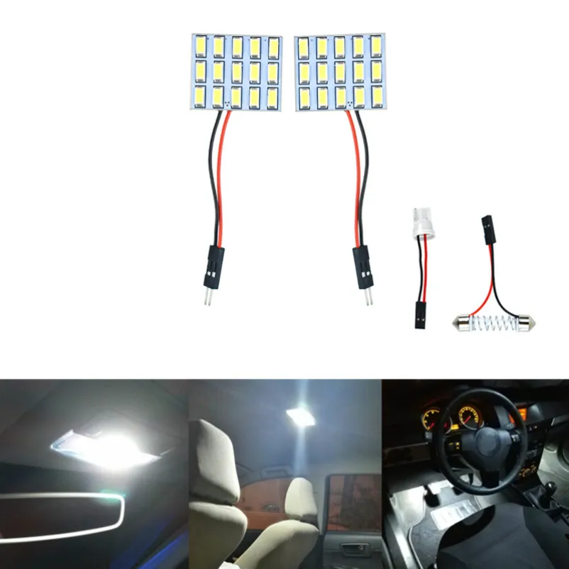 COB 5730 SMD авто внутренняя отделка Festoon BA9S DC T10 W5W лампы для чтения встраиваемые