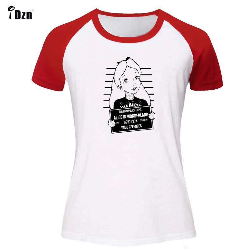 Футболка iDzn Rebel Tattoo Alice футболки с принцессой женская коротким рукавом