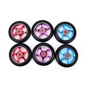 

2pcs high quality Scooter wheels 100mm scooter wheels multicolor Select