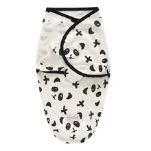 Белое одеяло для сна с героями мультфильмов для новорожденных; спальный мешок для девочек; милый комплект для новорожденных с рисунком