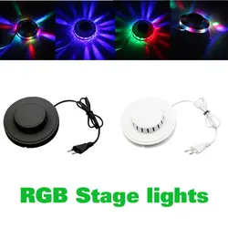 Светодиодное оборудование для дискотек RGB ЕС Plug 8 Вт свадебные принадлежности Disco вечерние светодиодный настроение подсветка Dj