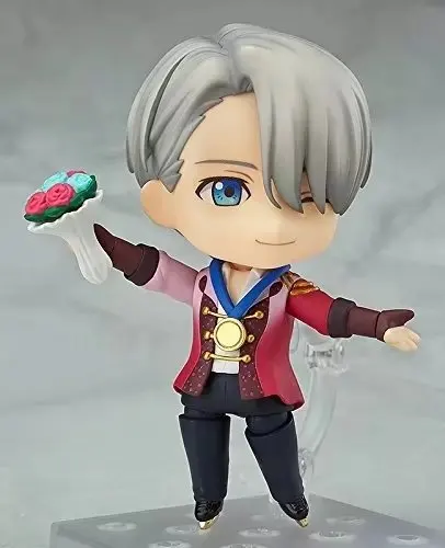 10 см YURI on ICE Nendoroid 741# Victor Nikiforov аниме мультяшная фигурка ПВХ игрушки Коллекционные Фигурки для друзей подарки