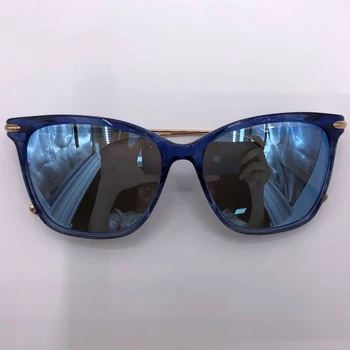 

Women Fashion Cat Eye Full Frame Sunglasses Mirror Lens Oculos De Sol Feminino UV400 Gradient Female Sun Glasses