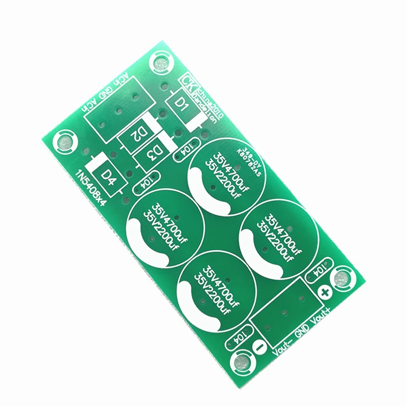 1 piece Dual Power Rectifier Filter Board PCB for amplifier audio diy
