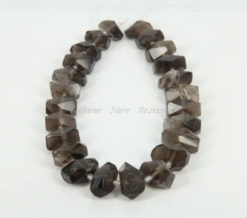 

15.5 inches strand,approx 24pcs,Natural Quartz Crystal Faceted Nuggets Pendant Handmade Jewelry Beads