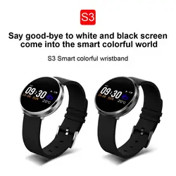 Цай Смарт-часы Цвет Экран Водонепроницаемый трекер сердечного ритма крови Давление монитор Bluetooth браслет для IOS Android