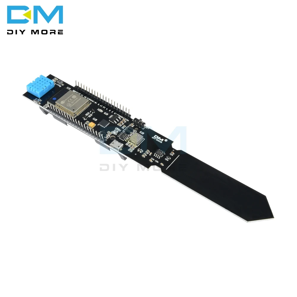 ESP32 CP2104 DHT11 WiFi Bluetooth датчик температуры и влажности почвы 18650 Защита аккумулятора