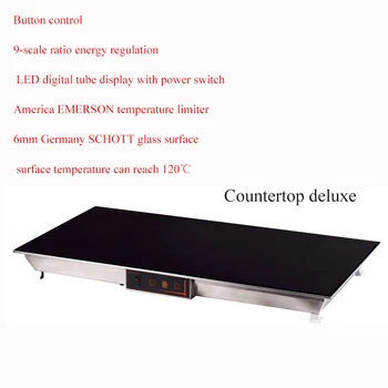 

Countertop deluxe Hot plate Hot Meals Insulation Board Dish Warm Machine Heating Board Intelligent Heating Food Hot Food Table