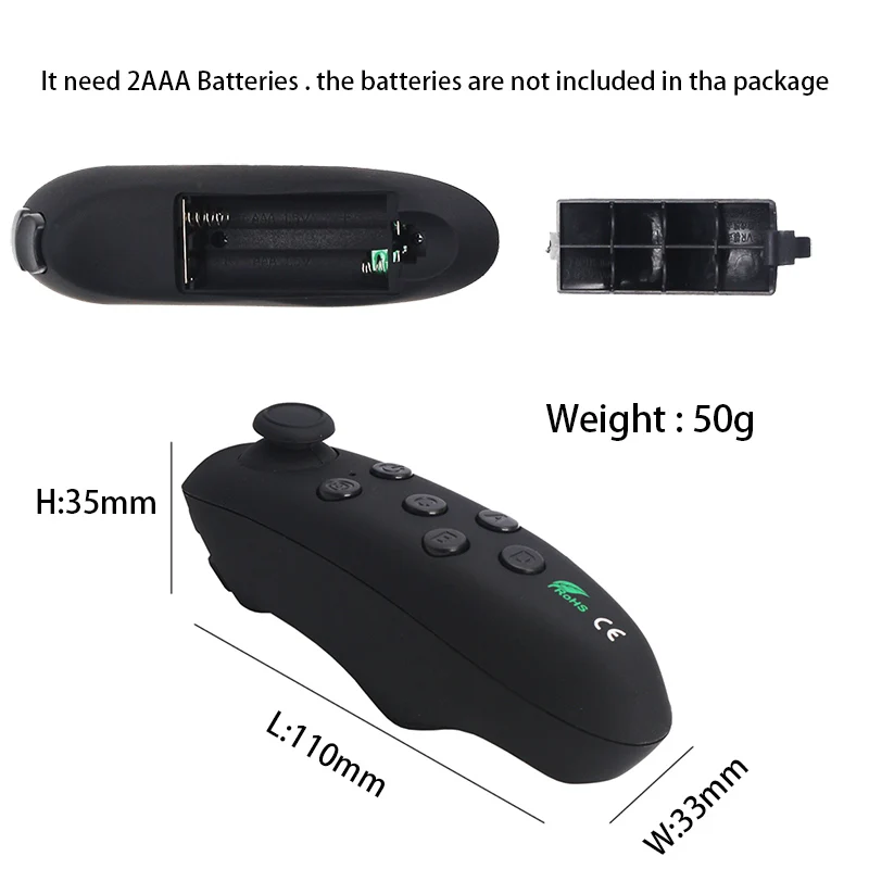 SOVAWIN 035 Android Gamepad Joystick Wireless Remote Controller VR Game Pad Joypad Support Bluetooth for PC Phones for VR BOX