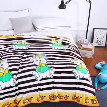 

LOSICOE-14 Plaid Super Soft Warm Coral Fleece Blanket Thick Flannel Blankets Sheets Towels Sofa Bed Textile 150X200 CM