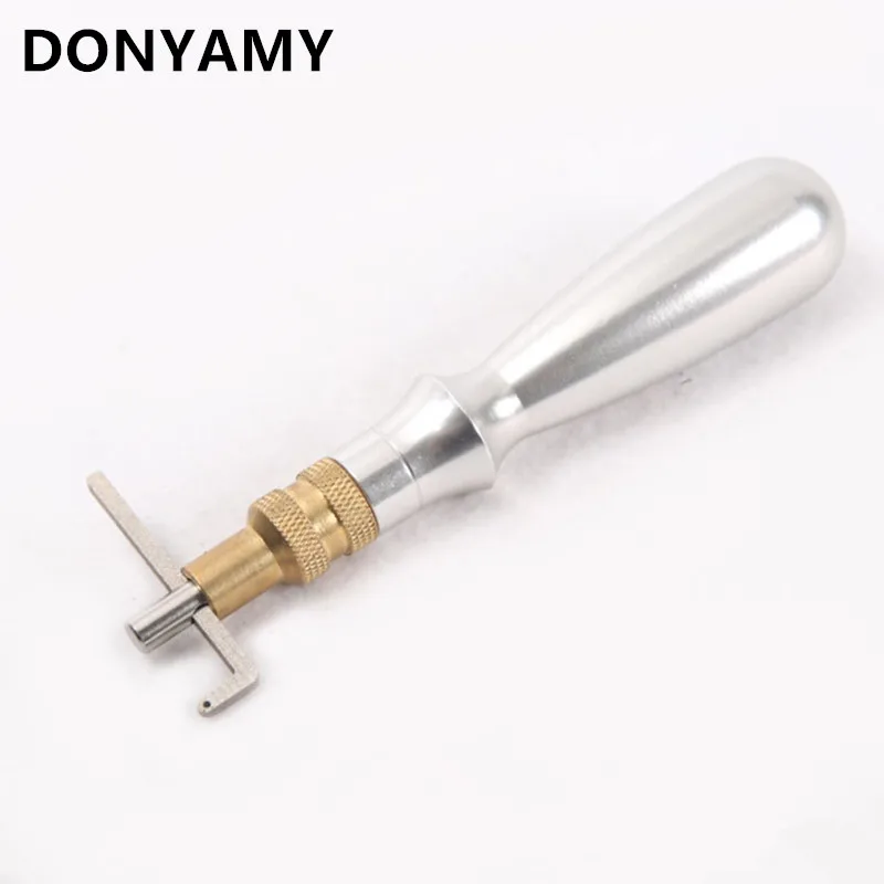 DONYAMY Adjustable Stitching Groover Leather Craft Edge Groove Carving Tool Arts Crafts Sewing Leathercraft Kit | Дом и сад