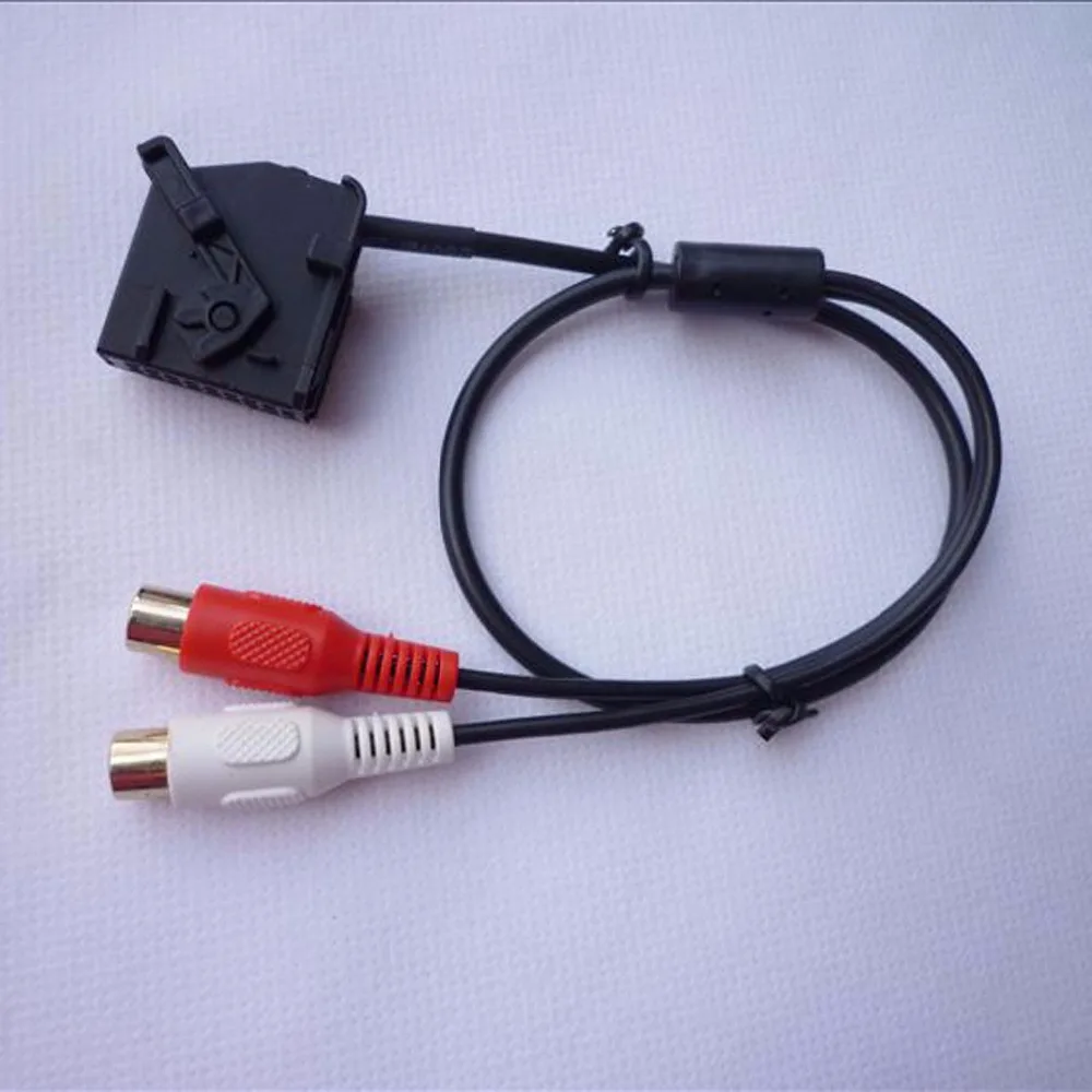 2 RCA AUX входной кабель для Comand 0 cd преобразования передачи данных и линии |