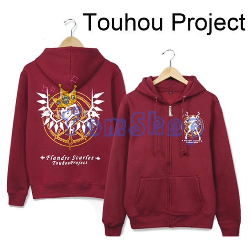 Костюм для косплея Аниме Touhou Project Hakurei Reimu унисекс толстовка на молнии пальто