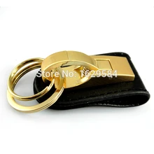 20 шт. кожаный ремень пряжка клип 2 петли золотой брелок кольцо