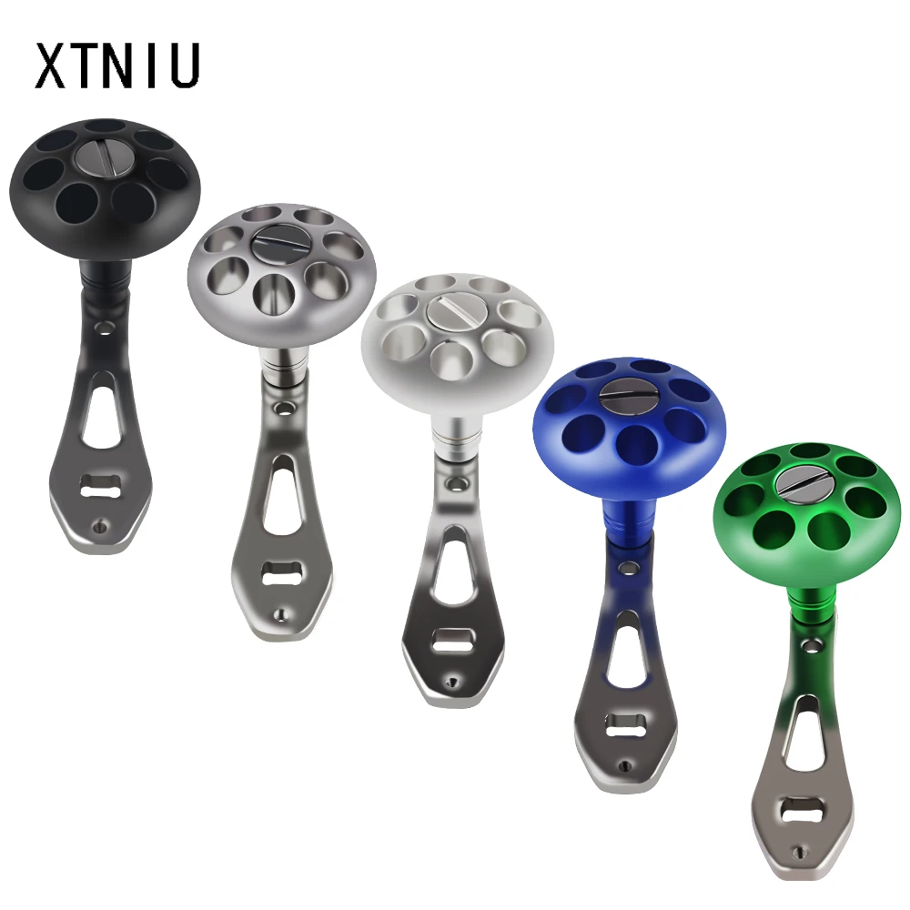 XTNIU 8*5 мм Рыболовная катушка с отверстиями ручка из алюминиевого сплава Длина
