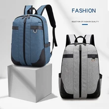ФОТО 2018 new large capacity anti-theft waterproof mochila women's men's backpacks bags nylon casual business laptop backpack 15 inch