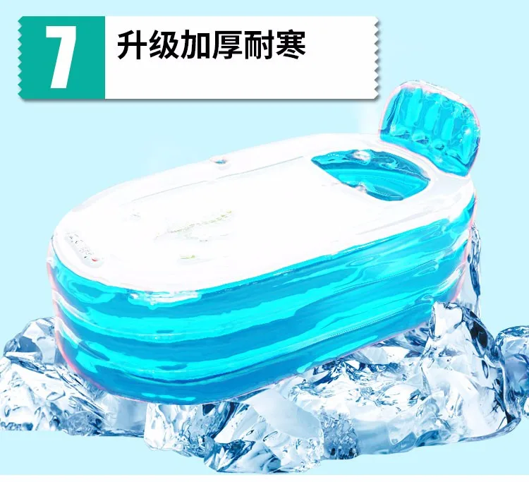 Надувная Ванна домашняя утолщенная Складная бочка Детская может лежать пластиковая ПВХ надувная ванна для взрослых портативная