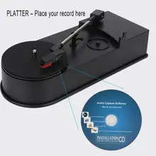 Виниловые пластинки проигрыватель MP3 конвертер стерео USB цифровой MP3 с CD кабель для передачи данных
