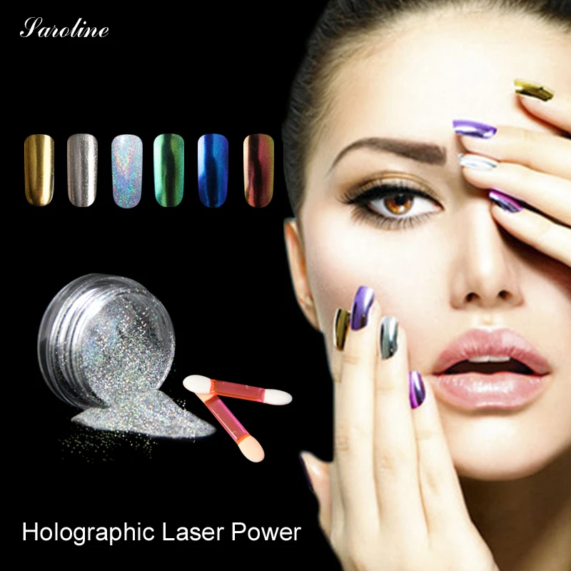 Buy holographic Glitter Mirror Powder Shining