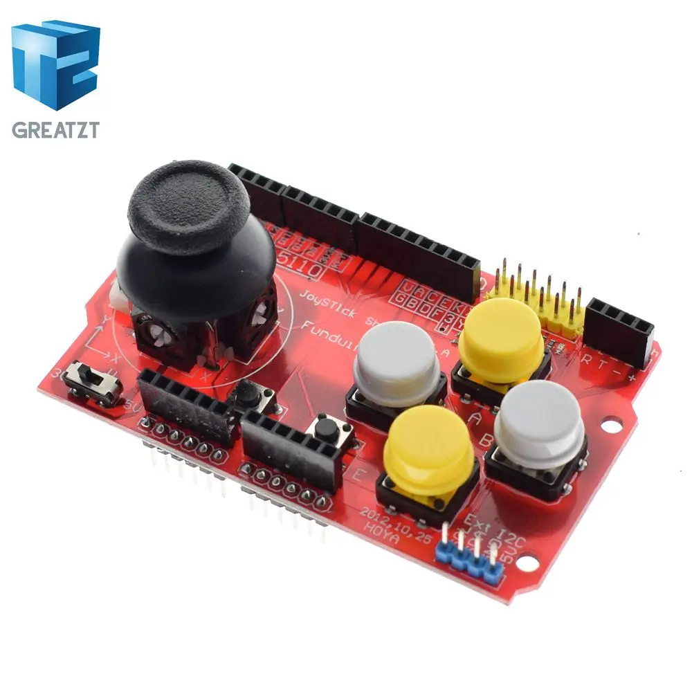 

GREATZT Joystick Shield for Arduino Expansion Board Analog Keyboard and Mouse Function