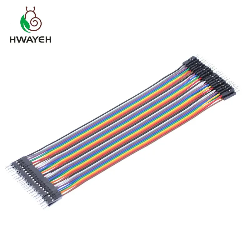 

Dupont line Male to Male dupont line 30CM 40pcs dupont cable jumper wire dupont line 2.54MM for arduino SKUGM