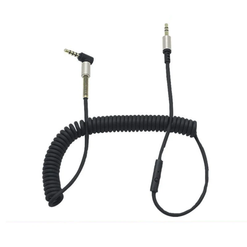

3.5 Jack AUX Audio Cable 3.5mm Male to Male Cable For Phone Car Speaker MP3 Headphone tablet 1.5m Jack 3.5 Spring Audio Cables