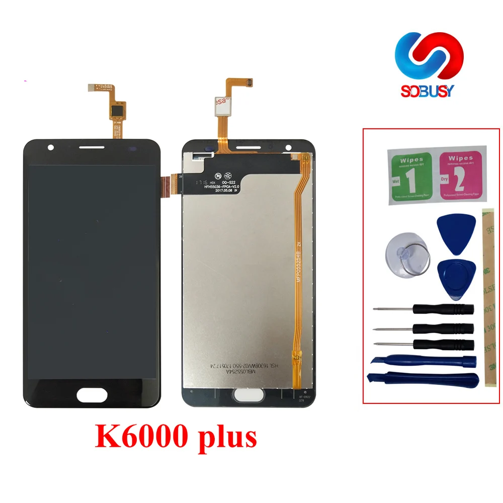5 &quotЖК-дисплей для Oukitel K6000 плюс pantalla ЖК-дисплей Дисплей Сенсорный экран планшета