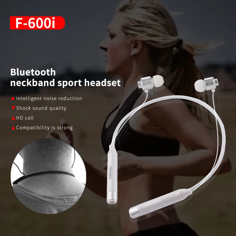 FINEBLUE FD600i Bluetooth наушники Беспроводной шейным гарнитура стерео магнитные с
