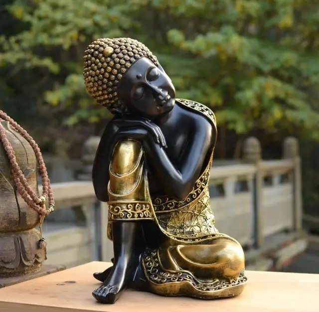 タイ仏像、東南アジアスタイル、禅ギフト、飾り、仏figrue、置物、芸術