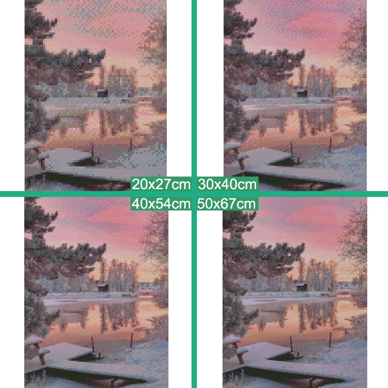 Meian Алмазная вышивка 5d алмазная крестом мозаика diy новогодний декор|painting cross stitch|5d