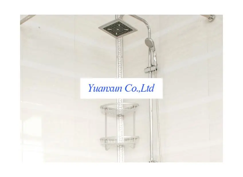 Cheap imported 304 stainless steel curved shower curtain rod L shaped