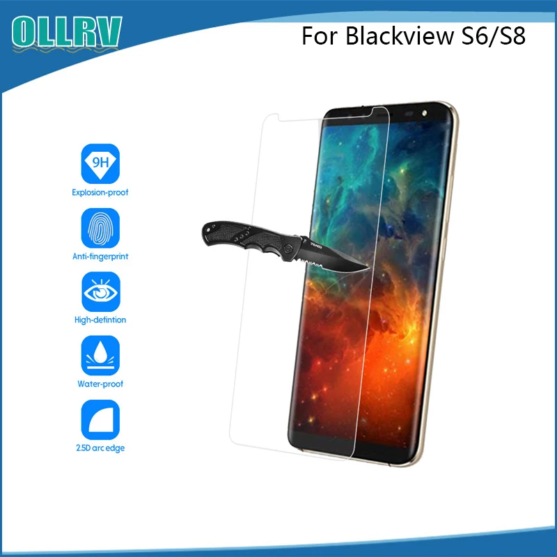 Для Blackview S6 закаленные Аксессуары для мобильных телефонов S8 Противоударная