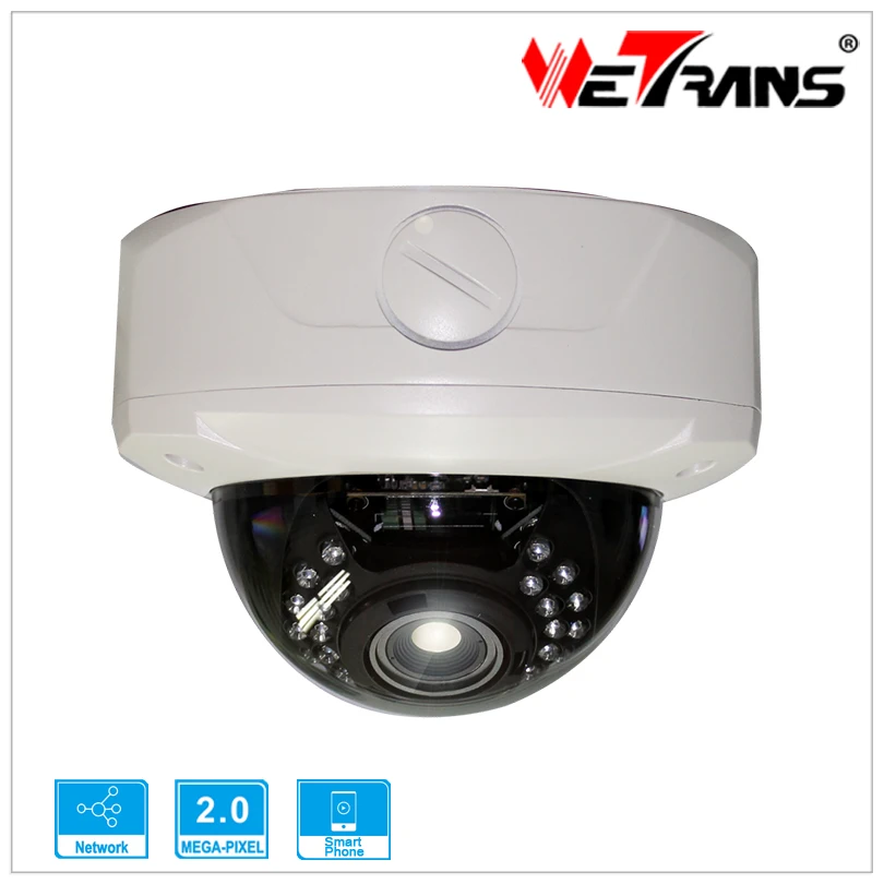 

Network IP Surveillance camera Dome Camera Built in POE 3.6mm Varifocal Lens Vandalproof IR Security 2Megapixel TR-IP20AD122-POE