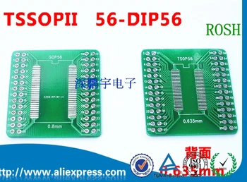 

TSOPII TSSOP56 SOP56 conversion board 0.635mm / 0.8mm pitch SDRAM adapter board