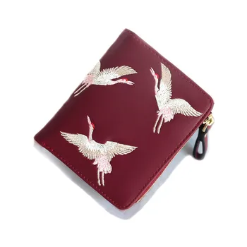 

2019 New Luxury Mini Women Wallets Purses of Leather Small Wallet Women Female Short Coin Zipper Purse Credit Card Holder