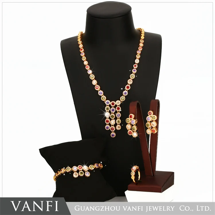 Buy New Style Colorful Circular Shape Necklace&Earring