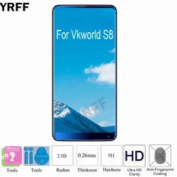 На Алиэкспресс купить стекло для смартфона 2pcs for vkworld s8 glass protective 2.5d 0.25mm 9h tempered glass screen protector protective film for vkworld s8 free tools