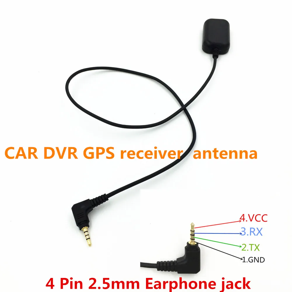 TOPGNSS Hot selling Driving Recorder Small  CAR DVR GPS receiver antenna module 2.5mm Earphone Jack 0.5M Cable