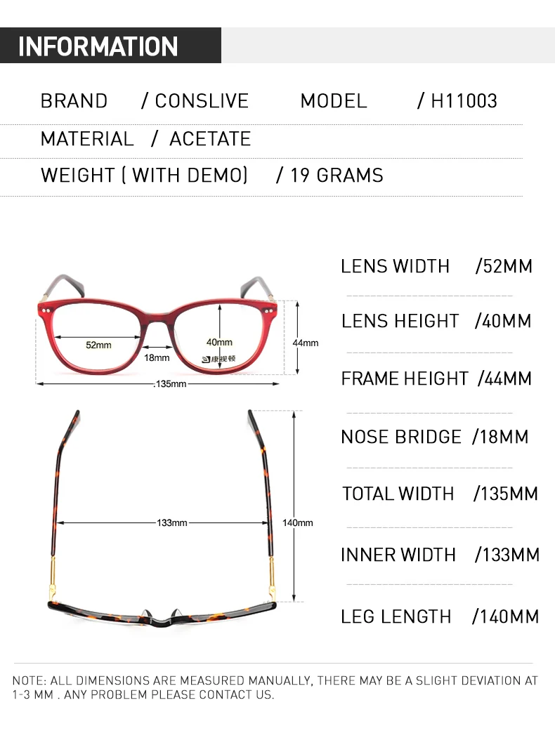 Оптические очки, оправа для женщин и мужчин, близорукость, многофокальный астигматизм, очки по рецепту, очки H11003