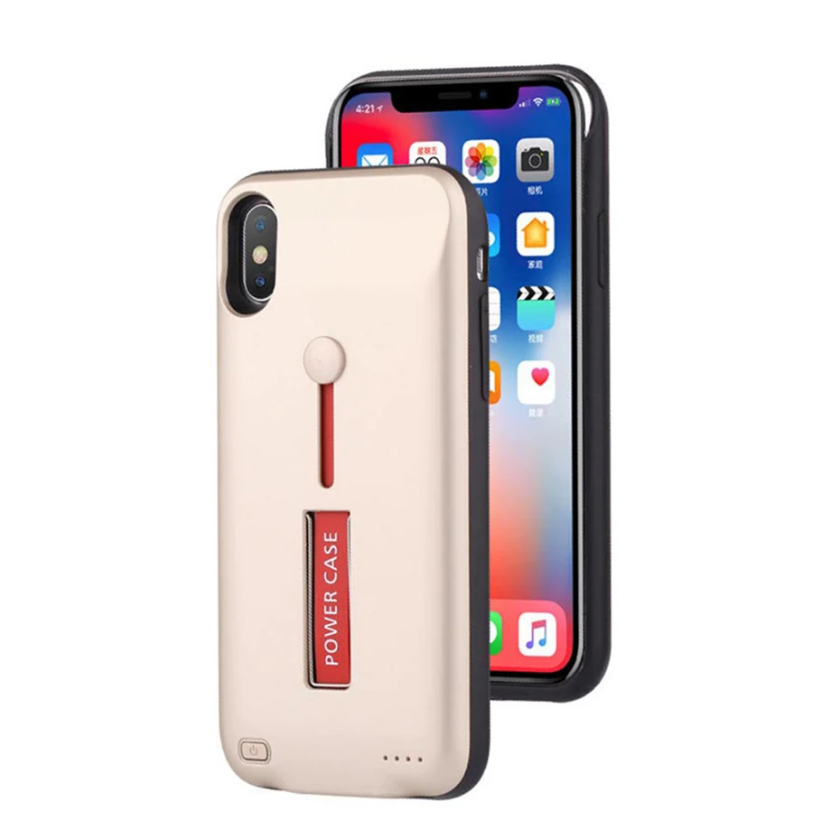 HORUG Battery Charger Case For iPhone 6 7 8 6s Plus Battery Cases Power Bank Cases For iPhone X XR Xs Battery Slim Charging Case (5)